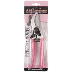Pink Leonard Traditional Bypass Pruners, 1-Inch Cutting Capacity -Garden Home 1286p 6