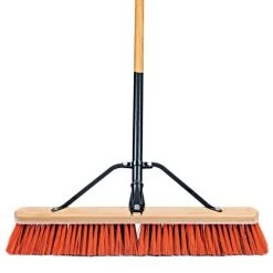 Leonard Dual Bristle Push Broom, 30-Inch Wide Block 6 Leonard Dual Bristle Push Broom, 30-Inch Wide Block -Garden Home 1630 1