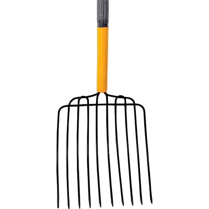 10-Tine Ames Ensilage Fork, 48-inch Straight Handle 4 10-Tine Ames Ensilage Fork, 48-inch Straight Handle - Image 2