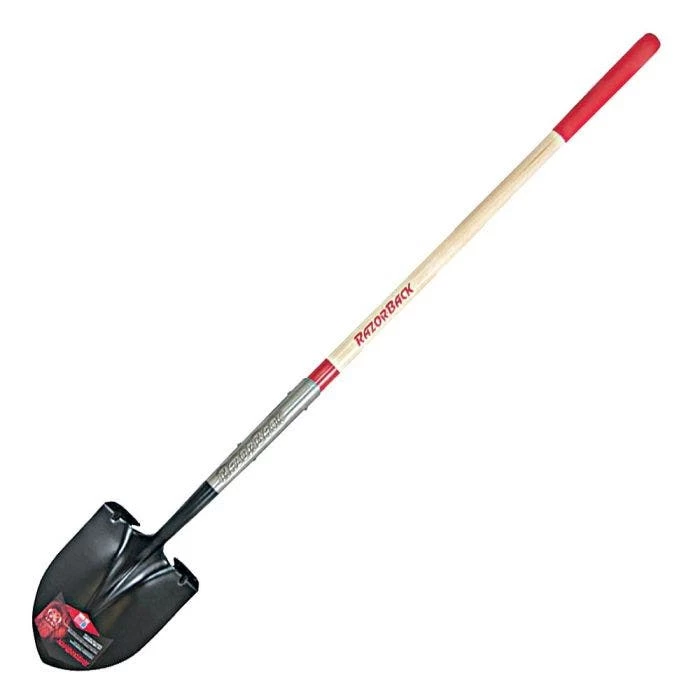Razor-Back® SuperSocket Round-Point Shovel With Wood Handle 3 Razor-Back® SuperSocket Round-Point Shovel With Wood Handle