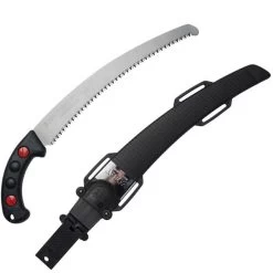 Silky Zubat Pruning Saw With Scabbard, 13-inch Curved Blade