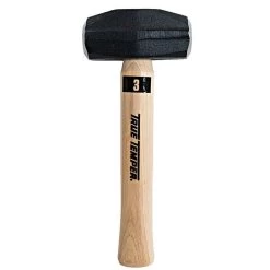 Heavy Hammer 3 Lb Double Face With Wood Handle