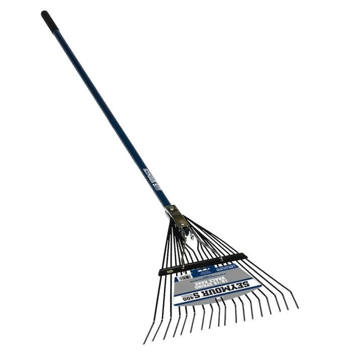 Seymour S500 Industrial Heavy Duty Spring Brace Rake With Aluminum Handle 3 Seymour S500 Industrial Heavy Duty Spring Brace Rake With Aluminum Handle