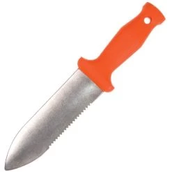 Classic Stainless Steel Soil Knife By A.M. Leonard, 6in Dual Edged Blade, Lifetime Warranty -Garden Home 4750 1