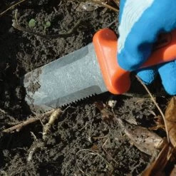 Classic Stainless Steel Soil Knife By A.M. Leonard, 6in Dual Edged Blade, Lifetime Warranty -Garden Home 4750 7