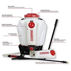 Chapin Mixes On Exit 4-Gallon Backpack Sprayer -Garden Home 63950 features graphic