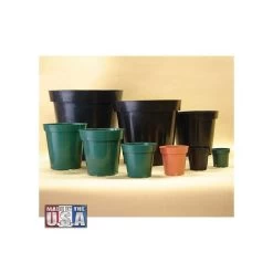 Belden Azalea Pot 6.5 In Black 300/Case