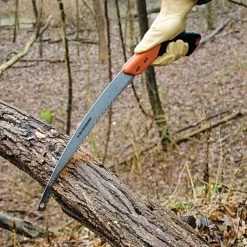 Leonard Tri Edge Curved Blade Pruning Saw And Scabbard Combo Rubberized Handle -Garden Home 713ts np 3