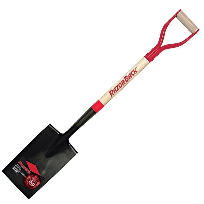 Ames Kodiak Garden Spade Serrated Blade With D Grip Handle 3 Ames Kodiak Garden Spade Serrated Blade With D Grip Handle