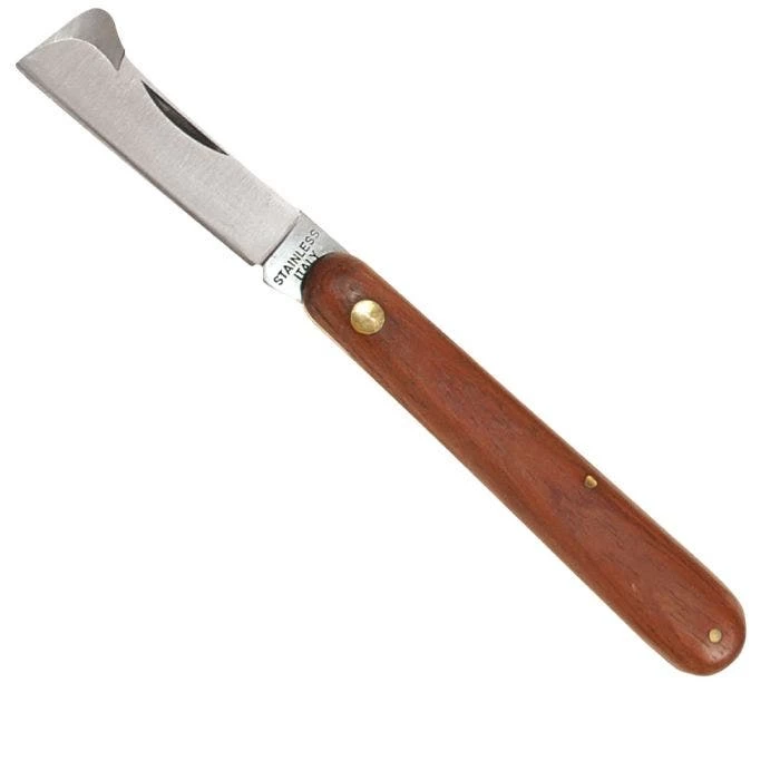 Leonard Folding Budding Grafting Knife Rosewood Handle 3 Leonard Folding Budding Grafting Knife Rosewood Handle