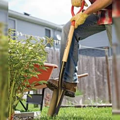 Leonard Drain Spade With 30-Inch Wood D-Grip Handle 11 Leonard Drain Spade With 30-Inch Wood D-Grip Handle -Garden Home ad16 7