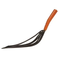 Leonard 10-Tine Forged Steel Scoop Fork With 48-Inch Straight Handle -Garden Home amf10l 1 1