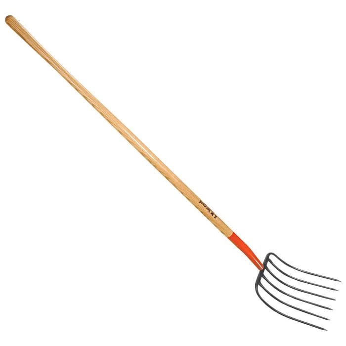 Leonard 6 Tine Forged Steel Manure Forks 3 Leonard 6 Tine Forged Steel Manure Forks