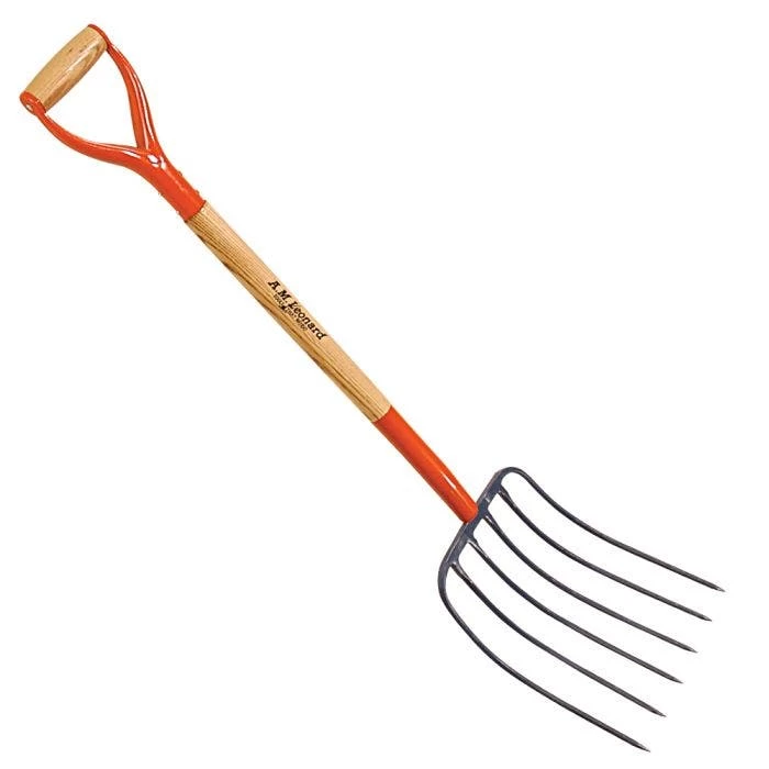 Leonard 6 Tine Forged Steel Manure Fork With 30 Inch D Grip Handle 3 Leonard 6 Tine Forged Steel Manure Fork With 30 Inch D Grip Handle
