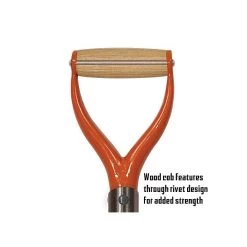 Leonard Classic Full Strap Spade With D Grip Handle And Rubber Foot Pad 11 Leonard Classic Full Strap Spade With D Grip Handle And Rubber Foot Pad -Garden Home amp13 3