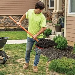 Leonard 8-Tine Poly Mulching Fork With Straight Handle -Garden Home apf815 live 10.20.22