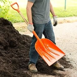 Leonard ABS Scoop Shovel With D Grip Handle -Garden Home aps12 4