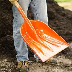 Leonard ABS Scoop Shovel With D Grip Handle -Garden Home aps12 5