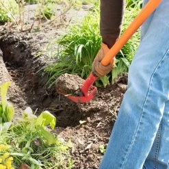 Leonard Trenching Shovel With 4-Inch Wide Blade -Garden Home ats4 6