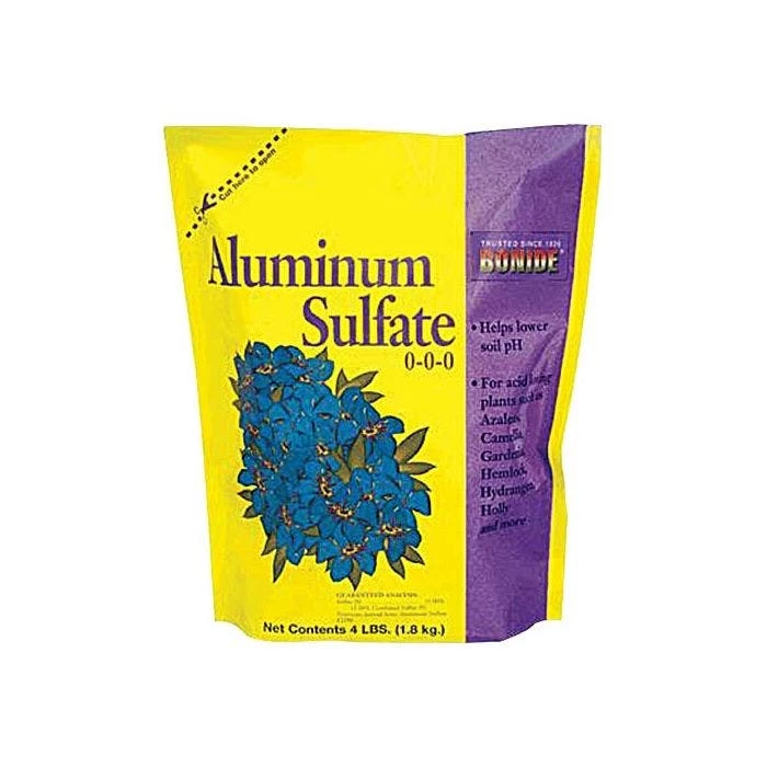 Aluminum Sulfate 15% Sulfur, 4lb Bag 3 Aluminum Sulfate 15% Sulfur, 4lb Bag