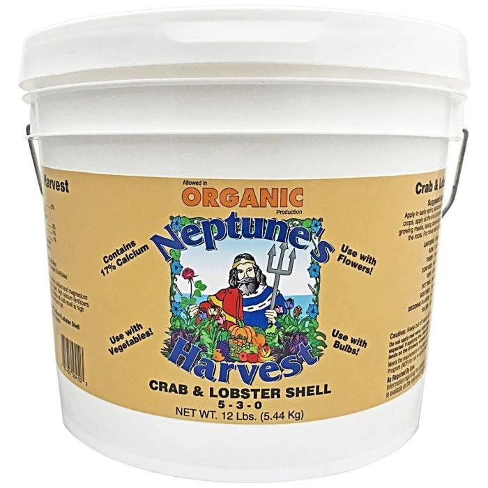 Neptune's Harvest 5-3-0 Crab & Lobster Shell Meal, 12-Pound Bucket 3 Neptune's Harvest 5-3-0 Crab & Lobster Shell Meal, 12-Pound Bucket