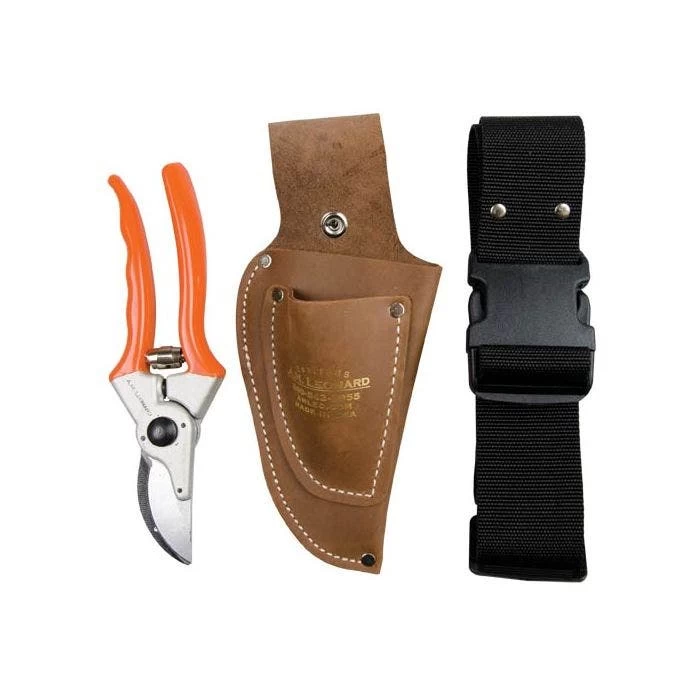 Leonard Pruner & Knife Case Leather 8in With Snap 3 Leonard Pruner & Knife Case Leather 8in With Snap
