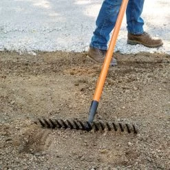 Leonard Forged Straight Rake With Tuff-Strong Handle -Garden Home fs16 6