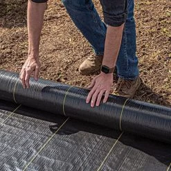 3.2oz. Premium Woven Ground Cover 6ft X 300ft -Garden Home gc123 live rolling 5.2.23 1 2