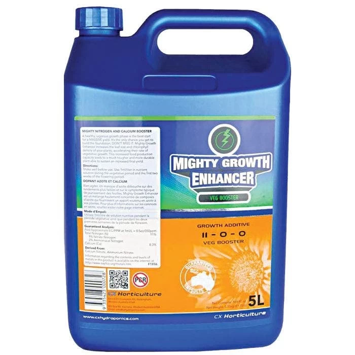 CX Horticulture Growth Enhancer, 11-0-0, 5 Liters 3 CX Horticulture Growth Enhancer, 11-0-0, 5 Liters