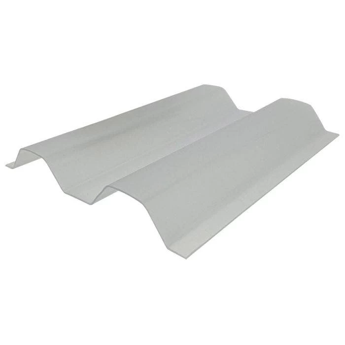 Polycarbonate Panel Greca Corrugated, High Diffusion Soft White, 4' X 24' 3 Polycarbonate Panel Greca Corrugated, High Diffusion Soft White, 4' X 24'