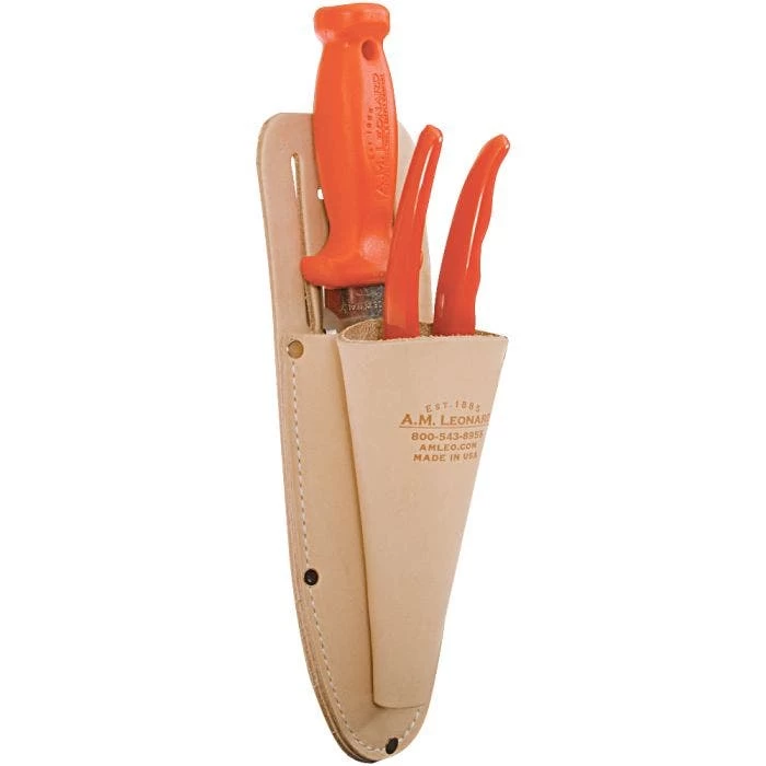 Deluxe Soil Knife, Pruner, Sheath Combo By A.M. Leonard, Lifetime Warranty 4 Deluxe Soil Knife, Pruner, Sheath Combo By A.M. Leonard, Lifetime Warranty - Image 2