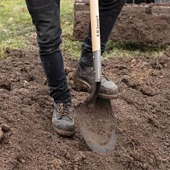 Leonard Round Point, Open Back Shovel W/ 48" Ash Handle 9 Leonard Round Point, Open Back Shovel W/ 48" Ash Handle -Garden Home rps 3