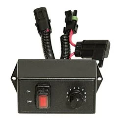 Spreader 120lb 12V Electric Spyker With Stainless Steel Frame -Garden Home s80120 controls 1