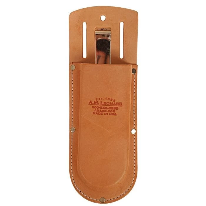 Leonard Leather Sheath With Clip And Belt Slot, For 9-inch Pruners 3 Leonard Leather Sheath With Clip And Belt Slot, For 9-inch Pruners