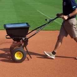 Spyker Ergo-Pro Spreader 80lb With Powder Coated Frame 16 Spyker Ergo-Pro Spreader 80lb With Powder Coated Frame -Garden Home spy80 1p live baseball 1