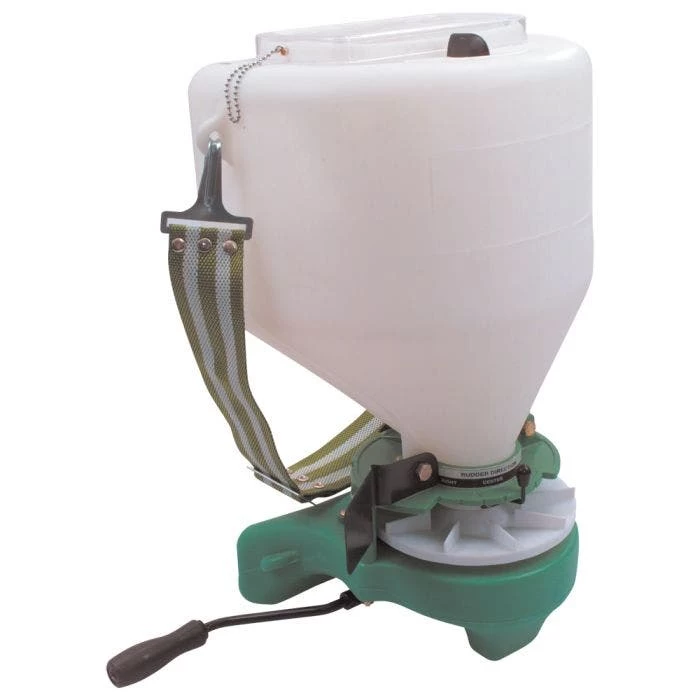 Warren Hand Crank Spreader With 20lb Poly Hopper 3 Warren Hand Crank Spreader With 20lb Poly Hopper