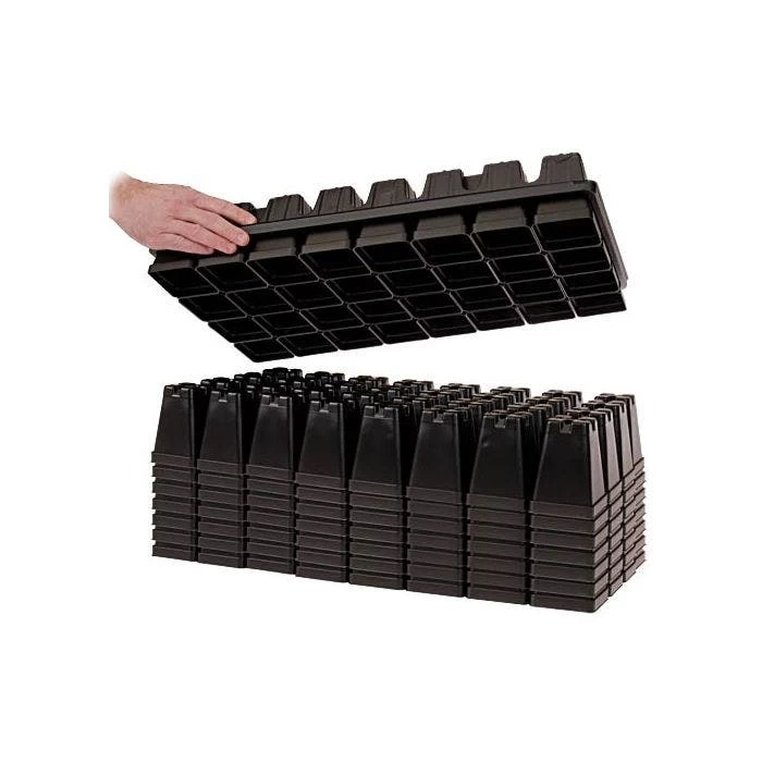 TO Plastics Square Pots And Press Fill Trays 3 TO Plastics Square Pots And Press Fill Trays