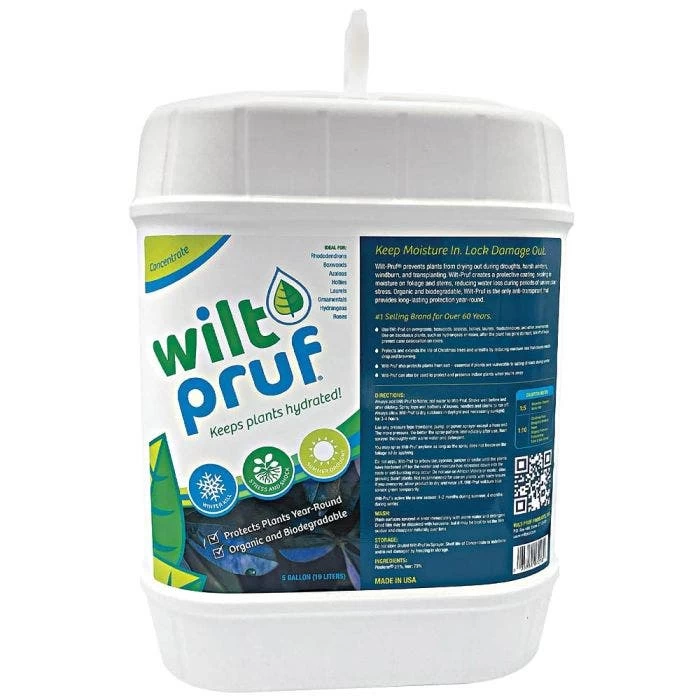 Wilt-Pruf Anti-Transpirant Plant Protection 5 Gallon Concentrate 3 Wilt-Pruf Anti-Transpirant Plant Protection 5 Gallon Concentrate